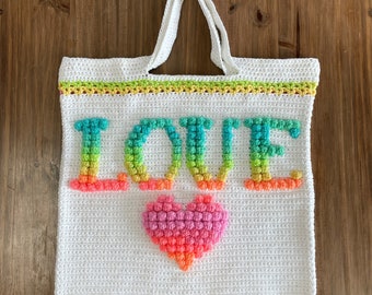 CROCHET PATTERN - Love Tote