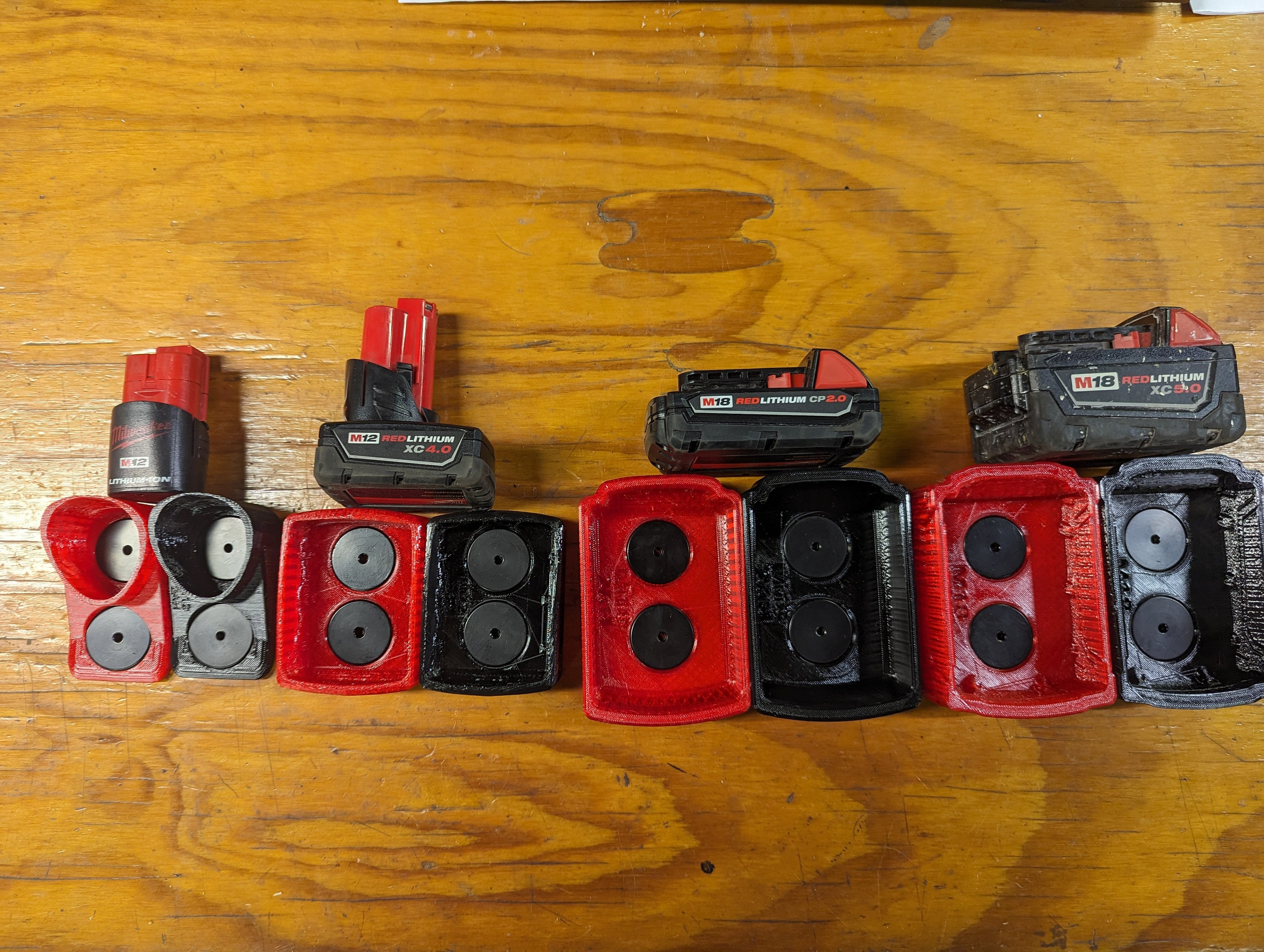 Milwaukee M12 M18 Rubberized Magnetic Battery Cover Etsy