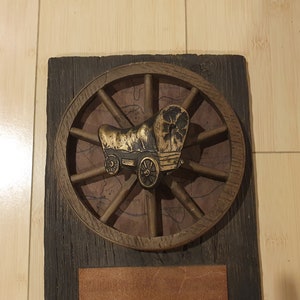 Brass Wagon Wall Decor