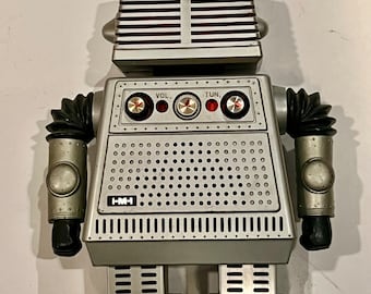 Star Command 1 m 1 Starroid Robot AM Radio ca 1977