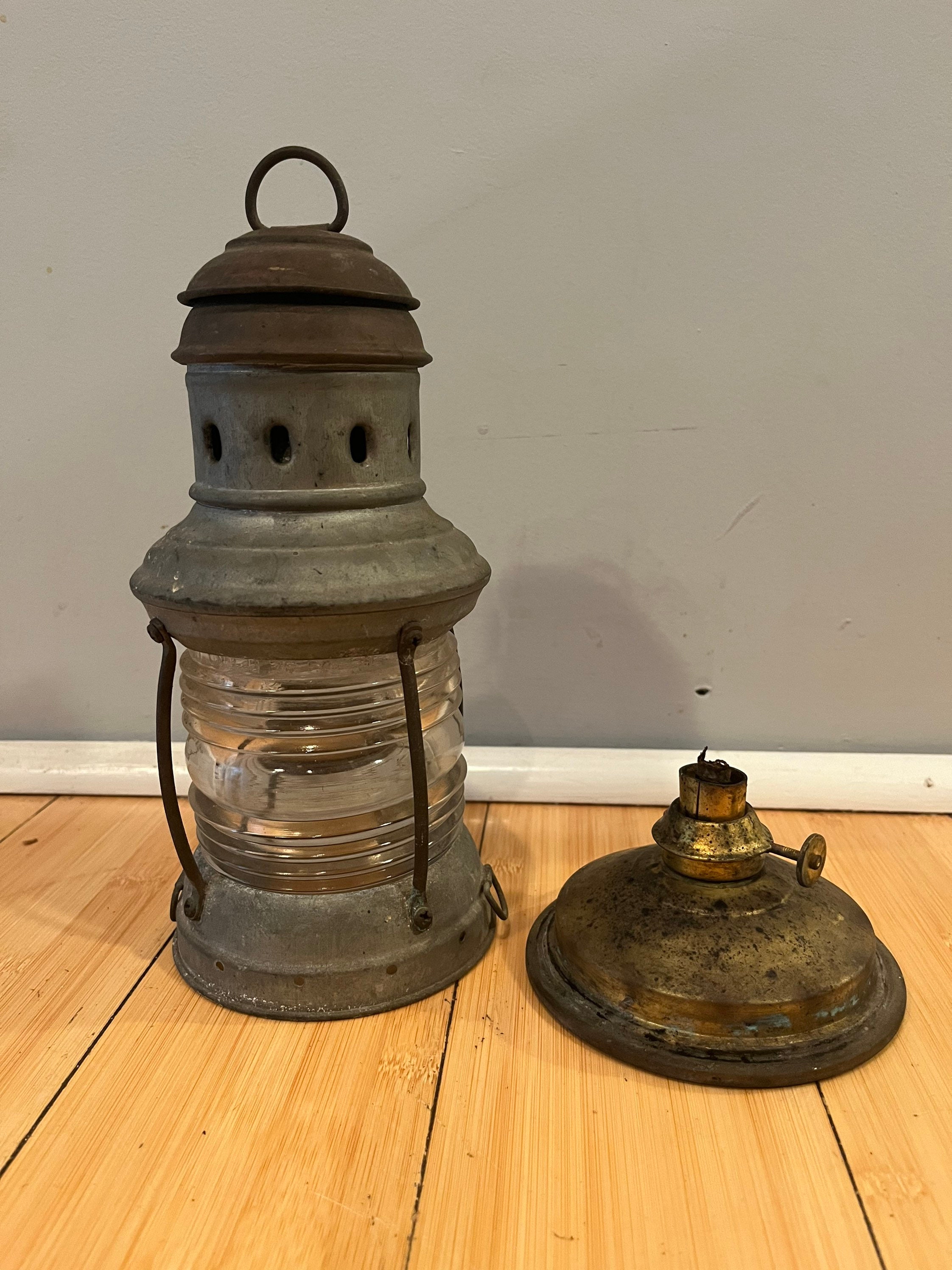 Rare Vintage Perko Nautical Oil Lamp Etsy