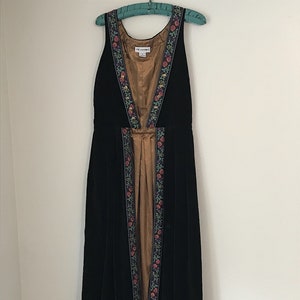 Renaissance “Fun Costumes” velvet corset gown