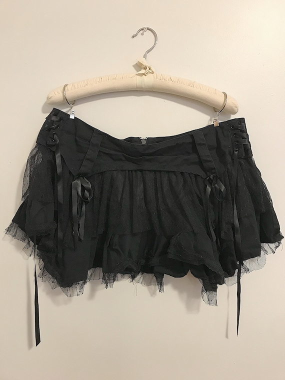 HELL BUNNY Mini Tutu Skirt Y2K