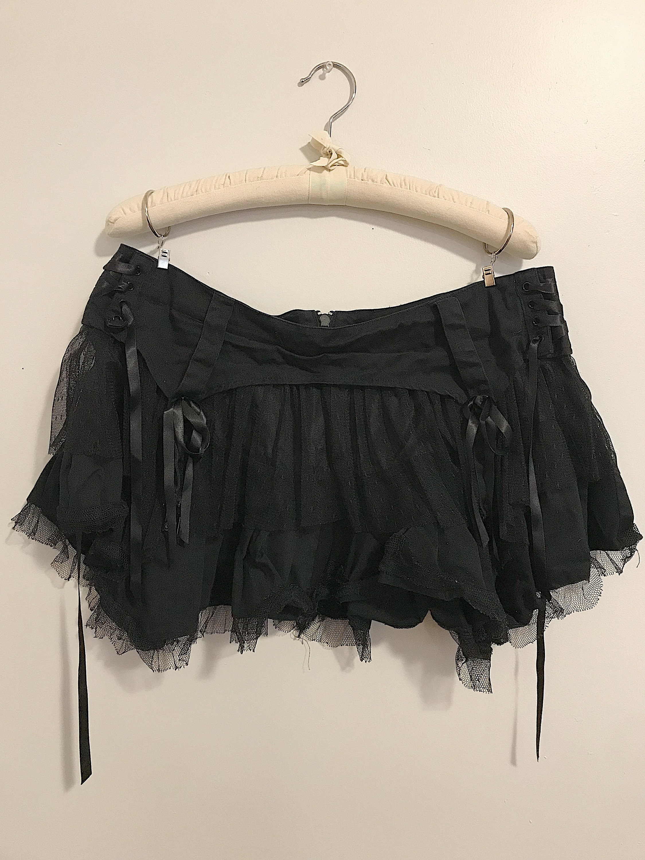 HELL BUNNY Mini Tutu Skirt Y2K - Etsy