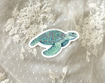 Crush -sea turtle vinyl sticker
