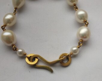 Marianne Dulong 18k Gold Bracelet. Etsy