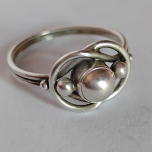 George Jensen sterling silver ring #5.