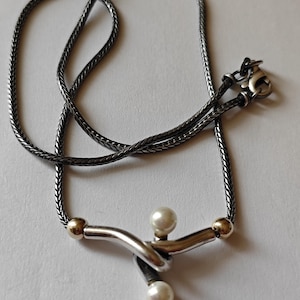 Herman Siersbol by Denmark sterling silver necklace.