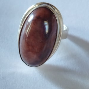 Niels Erik from Denmark sterling silver ring with granite.