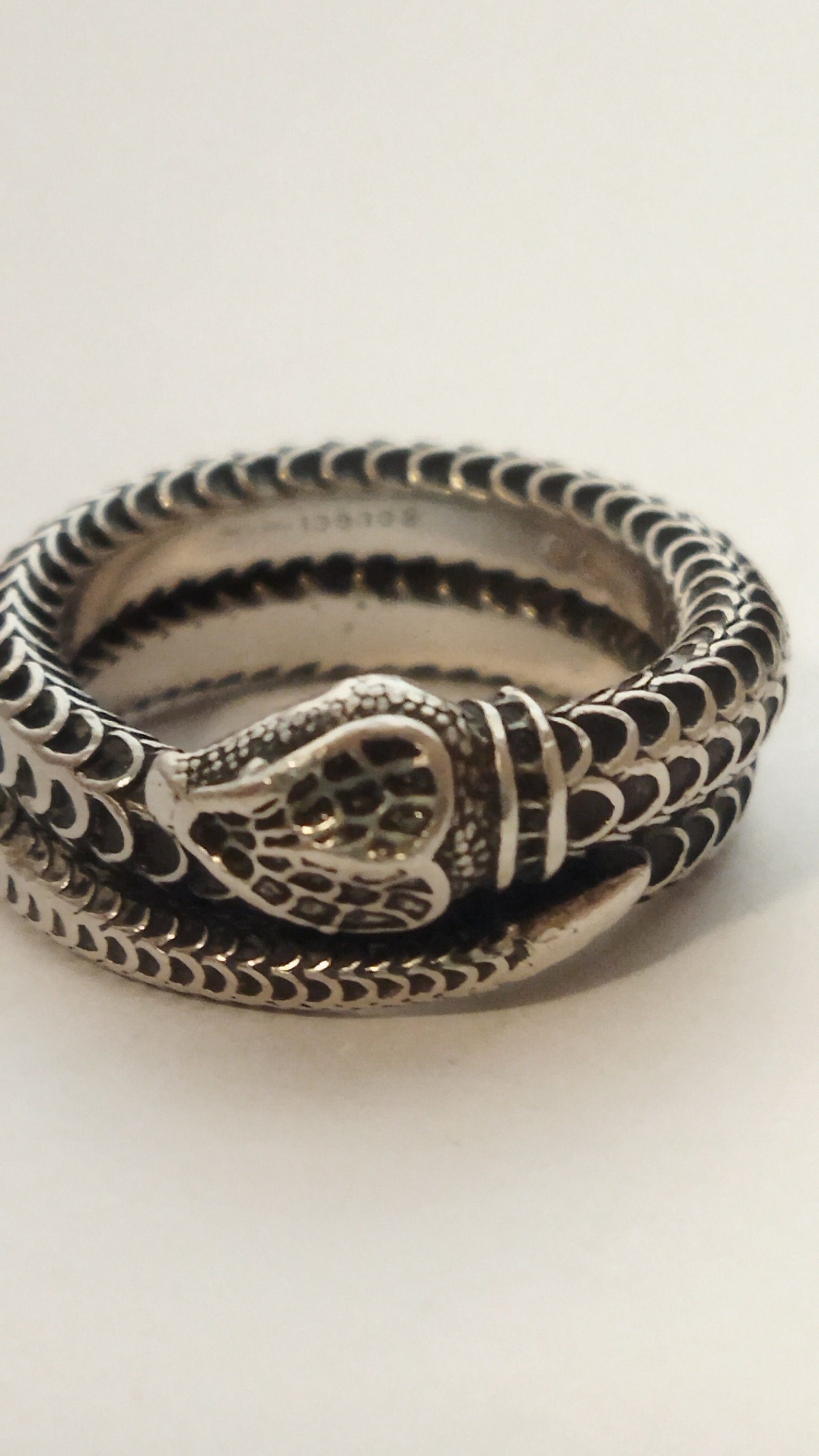 Gucci Garden Silver Snake Ring. - Etsy Gucci Garden Silver Snake Ring. - Etsy