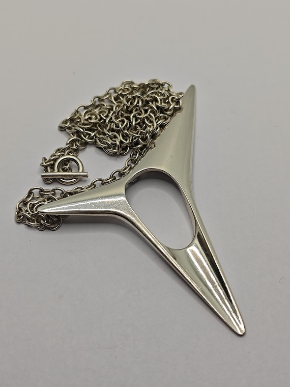 Georg Jensen Sterling Silver Pendant #342 Design by Henning Koppel 