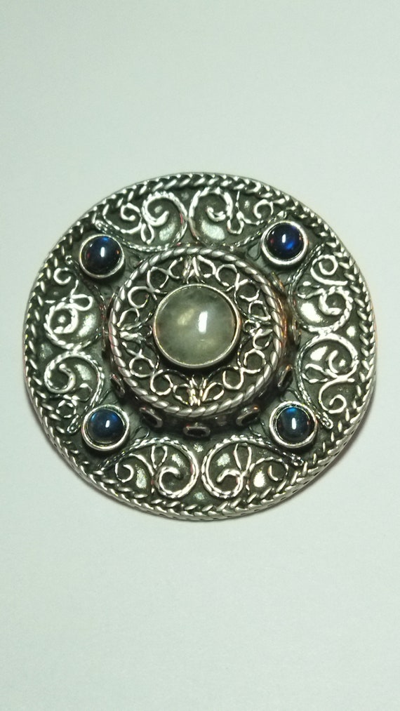 Kalevala koru silver spectrolite - Gem Kalevala koru silver spectrolite - Gem