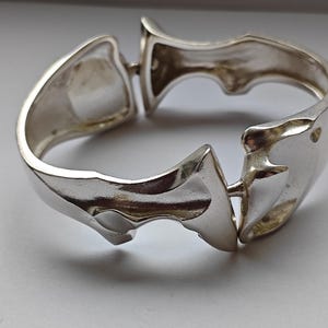 Bjorn Weckstrom Lapponia sterling silver "Zelda" bracelet.