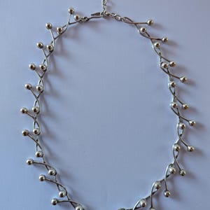 Niels Erik from Denmark sterling silver necklace -choker.