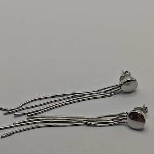 Jens Aagard Denmark sterling silver stud earrings.