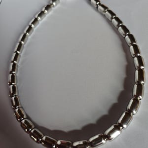 Hans Hansen Denmark vintage sterling silver necklace -choker.