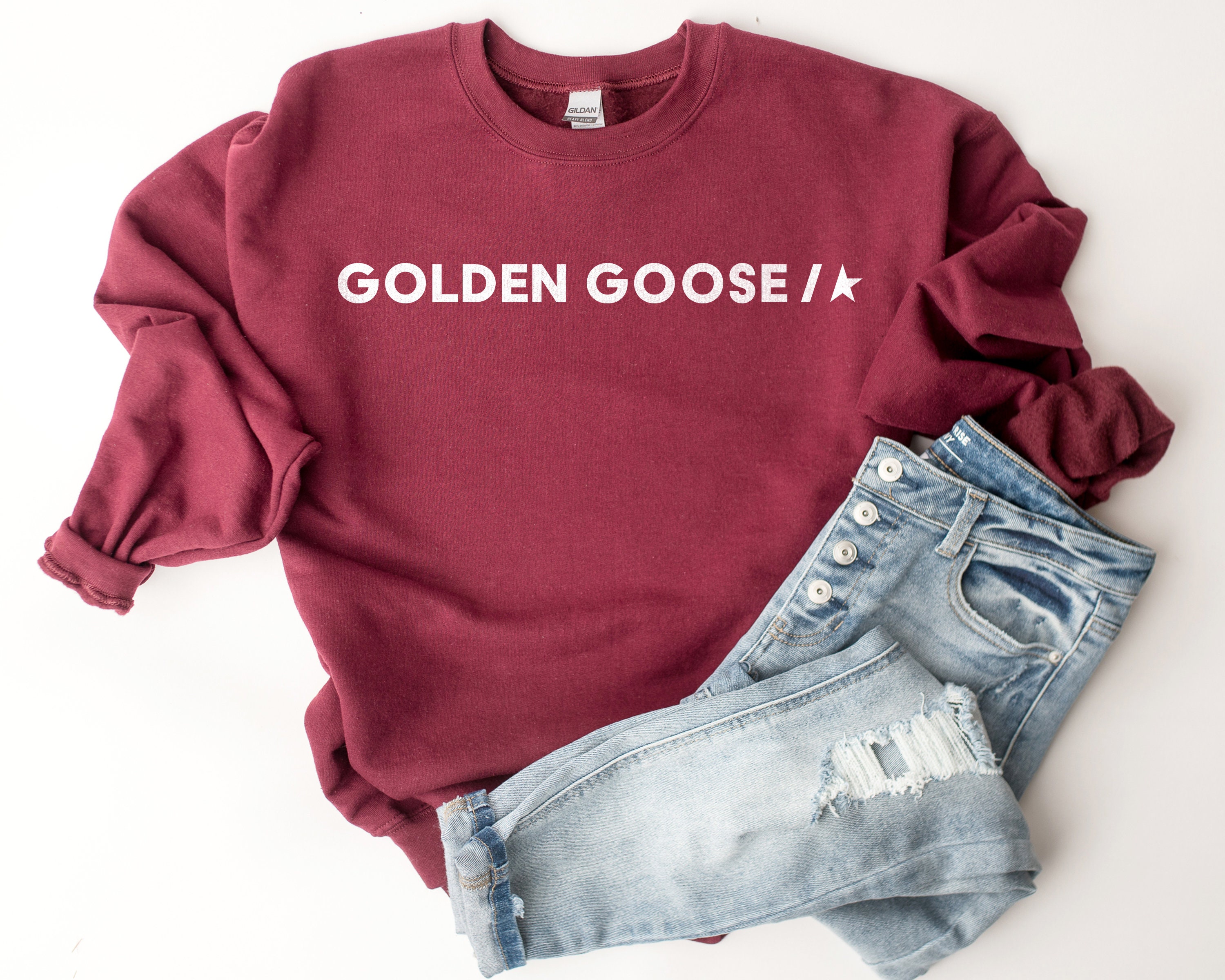 Golden Goose Sweatshirt, Preppy Sweatshirt, Preppy Shirt, Trendy