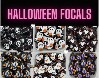 Focales Halloween, Fantômes, Focales Horreur, Focales Magicien, Perles En Silicone, Perles