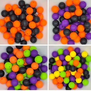 Halloween Silicone Beads, Halloween Mixed Sets, Halloween Beads for Pens, Silicone Beads, Beads