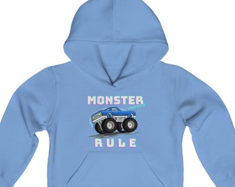 Monster Truck Kids Sweatshirt, Kids Truck Shirt, Kids Monster Truck Shirt, Kids Truck Hoodie, Kids Hoodie, Kids Bigfoot Hoodie