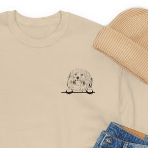 Havanese Sweatshirt, Doggie Sweatshirt, Dog Sweatshirt Gift Ideas, Havanese Dog Mama Shirt