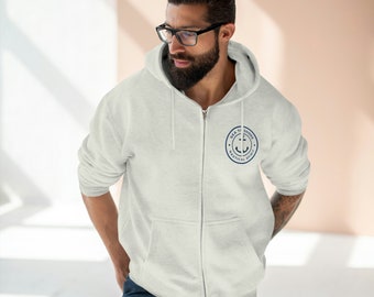 Sea to Shore Anchor Zip Hoodie, Anchor Hoodie, Nautical Shirt, Anchor Shirt, Boating Hoodie, Anchor T-Shirt