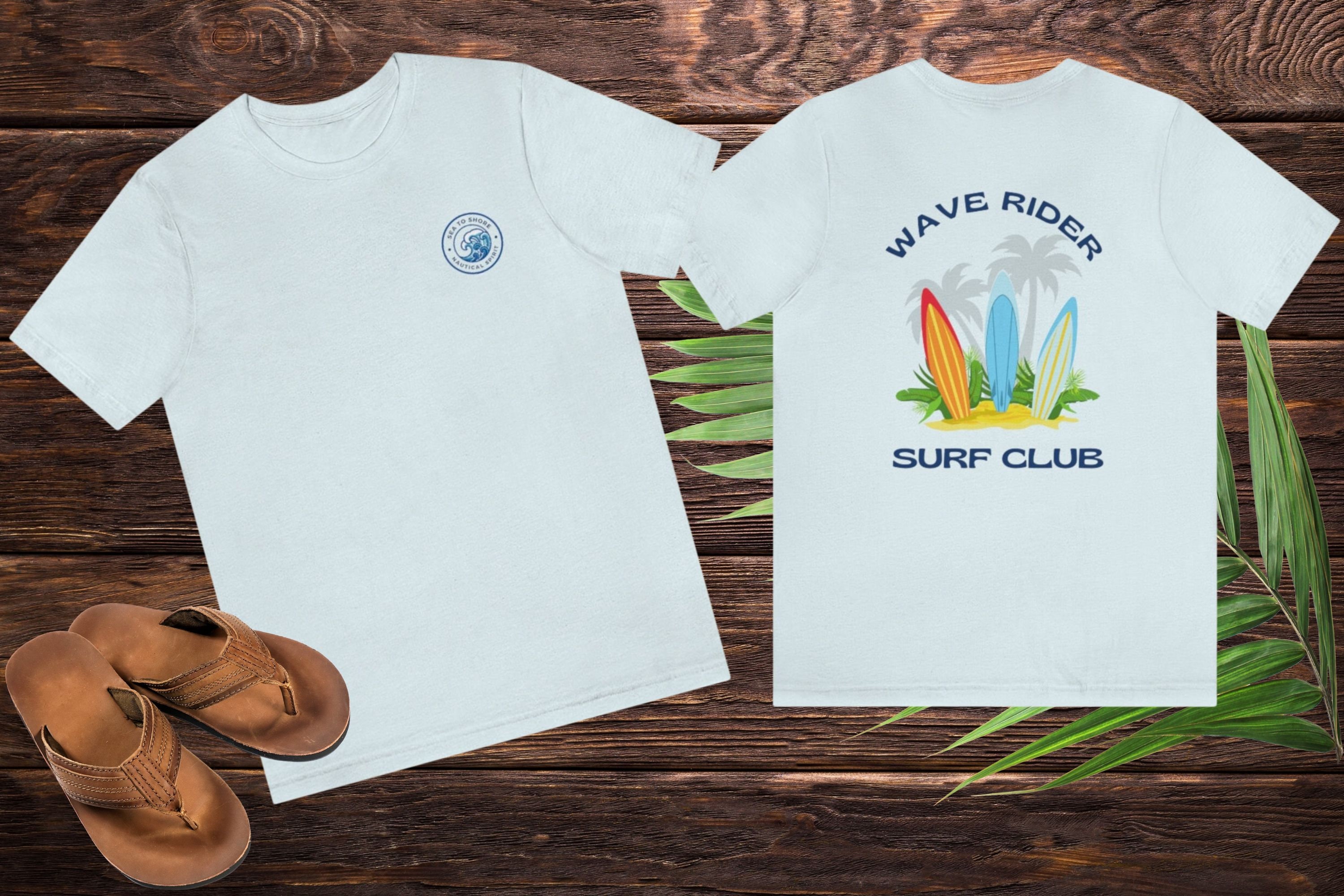 Wave Rider Surf Club - Unisex Short Sleeve T-shirt - Etsy