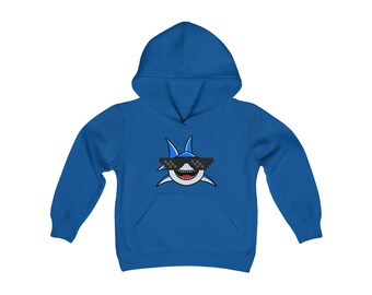 Sudadera Cool Shark Kids, Camisa Shark, Camisa Shark Kids, Sudadera De Playa Infantil, Sudadera Con Capucha Infantil, Sudadera Náutica Infantil, Sudadera De Tiburón Infantil