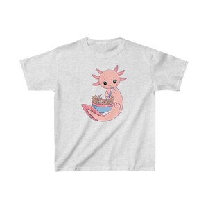 アホロートル ラーメン T シャツ、キッズ ラーメン T シャツ、キッズ アホロートル T シャツ、キッズ ラーメン T シャツ、キッズ 漫画シャツ、キッズ アホロートル シャツ