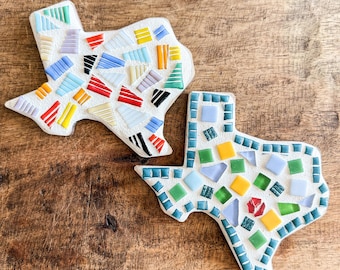 Arte de mosaico estatal personalizado, decoración del hogar hecha a mano, regalo personalizado