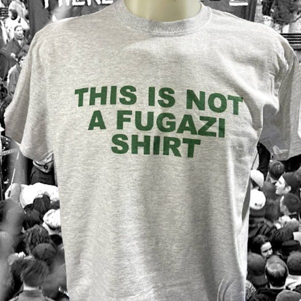 This Is Not A Fugazi T Shirt
 This is Not a Fugazi T Shirt Etsy Canada