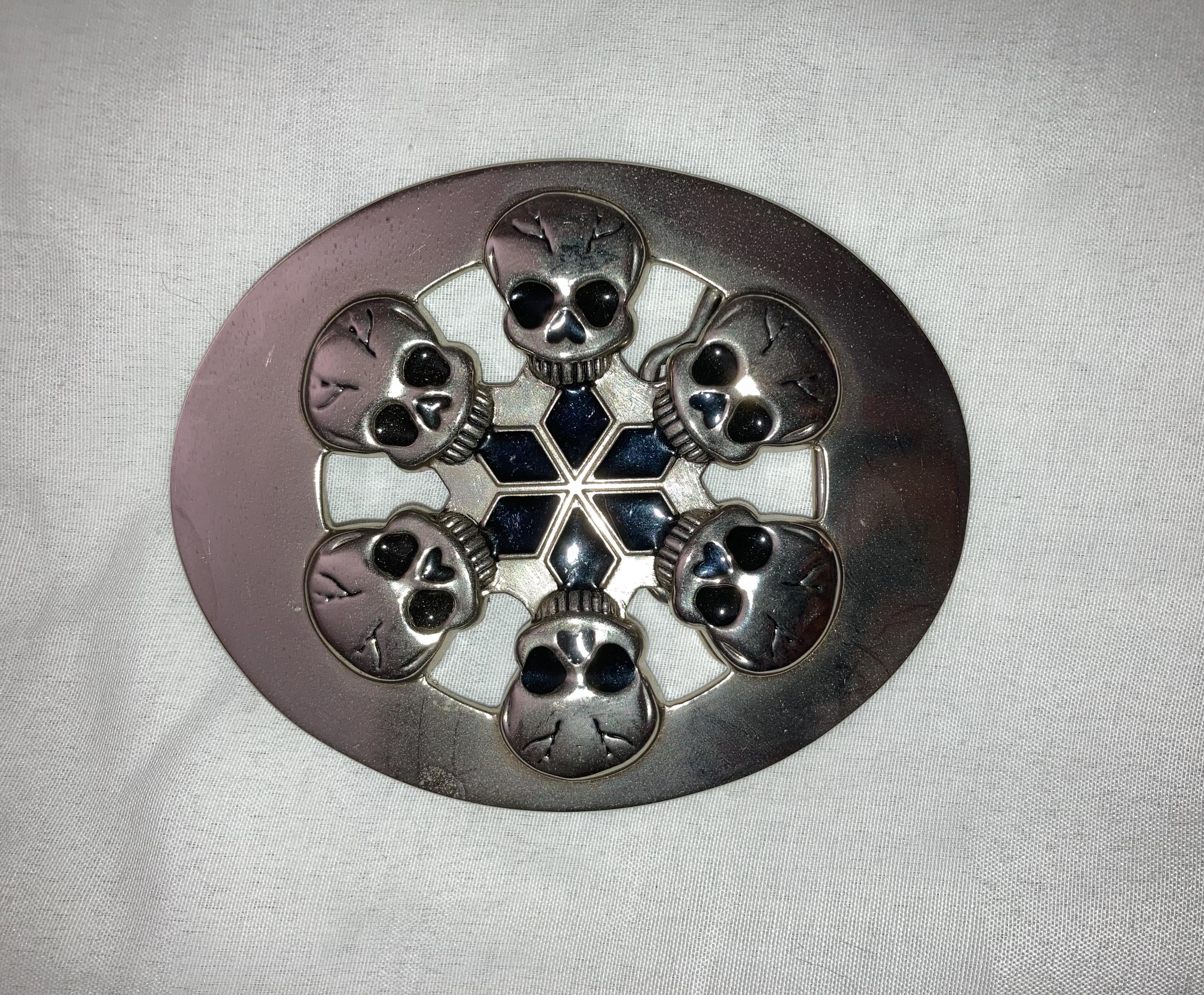 Skull Belt Buckle - Etsy