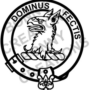 Baird family crest - Digital file (SVG, PNG, pdf, dxf) - Instant Download
