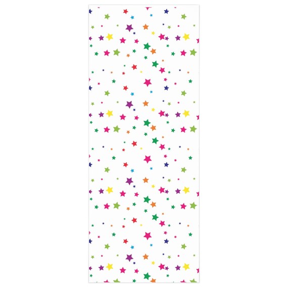 Rainbow Star Wrapping Paper, Birthday Wrapping Paper, Set of 3, 20