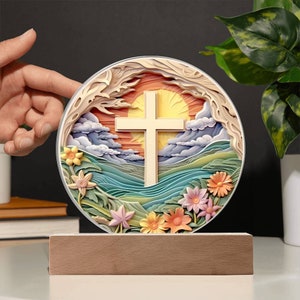 Traditional Catholic Plaque | Religious Gifts, Inspirational Gifts, Religious Home Decor, Jesus Christ Sign, Christian Wall Art, Easter Gift