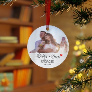 Engagement Bild Ornamente | Verlobungsgeschenk, Paar Geschenk, Zukünftige Frau, Verlobte Ornament, Verlobung Ornamente, Verlobung Herzlichen Glückwunsch