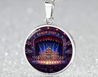 Macy's Herald Square Necklace or Keychain – Stained-glass Style