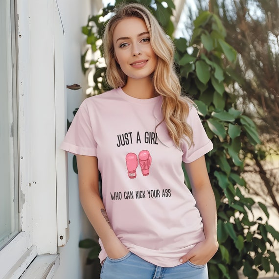 I Kick Like A Girl-Funny Mma Chick T-Shirt I Kick Like A Girl-Funny Mma Chick T-Shirt