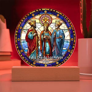 Three Kings Plaque, Dia de Los Reyes, Perfect for Holiday Decor, Three Wise Men, Tres Reyes Magos, Christian Holiday, Feliz Navidad, Regalo