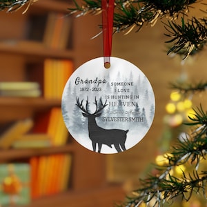 Grandpa Remembrance Ornament Gift | In Memory Christmas Ornament, Sorry For Your Loss, Loss of Grandfather, Memorial Gift