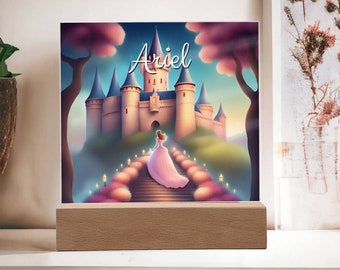 Personalized Princess Castle Night Light | Princess Party, Princess Birthday, Fairytale Birthday, Magic Castle, Princess Themed