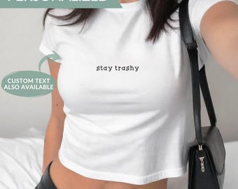 Y2K Kleidung, Sarkasmus für Babys, lustiges Erwachsenen Shirt, Einstellung Shirt, Sarkasmus Shirt, sarkastisches Tshirt, Y2K Crop Top, Benutzerdefinierte Y2K Mode