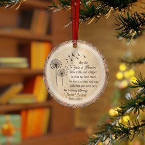 Wish You Were Here Memorial Ornament | Memorial Gift for Loss of Husband, Loss of Mother Gift, Loss of Sister, Until We Meet Again