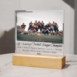 Award Plaque, Football Coach Gift, Football Player, Appreciation Gift, Team Mom Gift, End of Year Gift, Senior Class of 2025, Man Cave Decor
