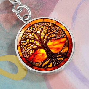 Tree of Life Pendant Keychain | Tree Charm Keychain, Family Keychain, Christian Merch, Norse Mythology