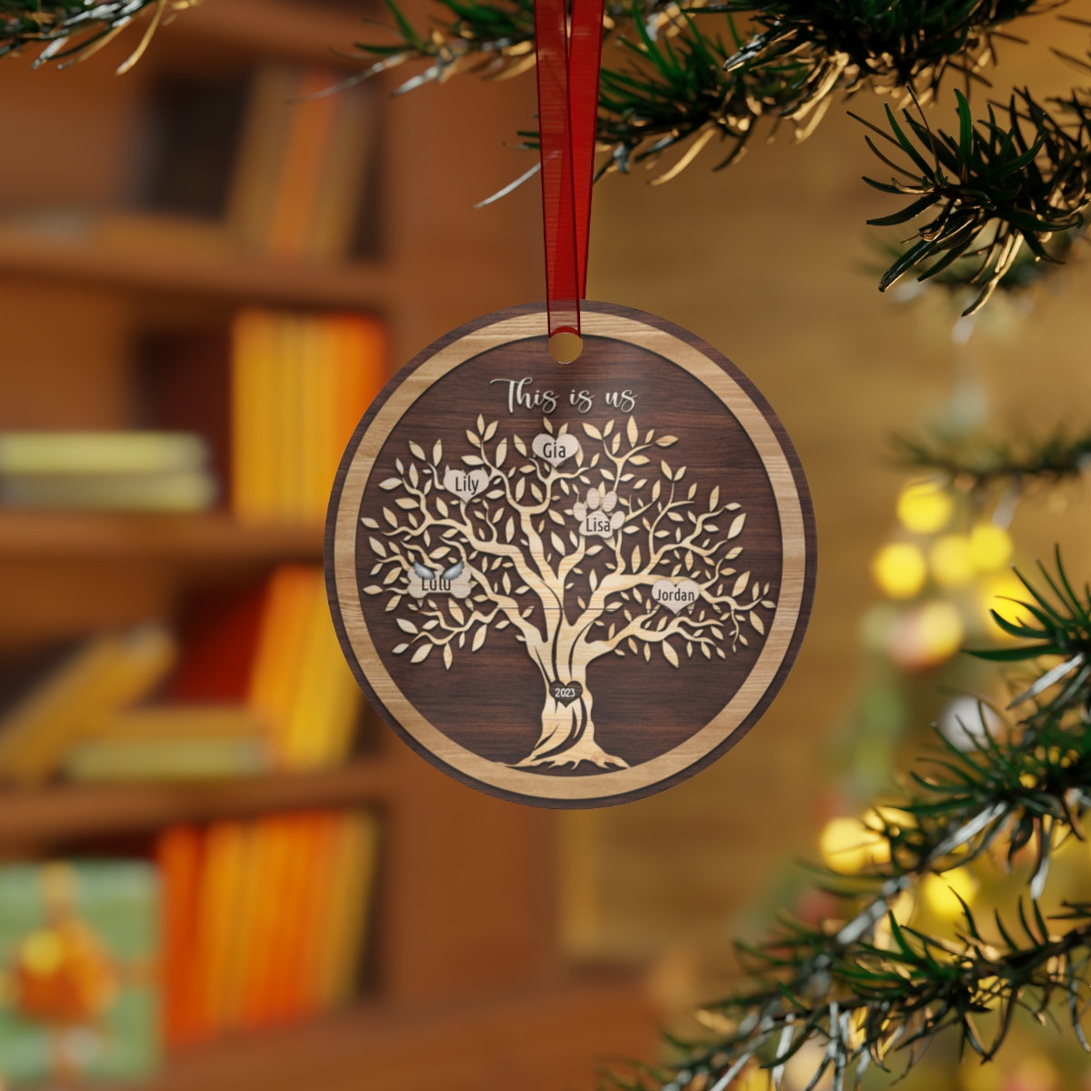 Personalized This is Us Family Tree Ornament Personalized Ornament