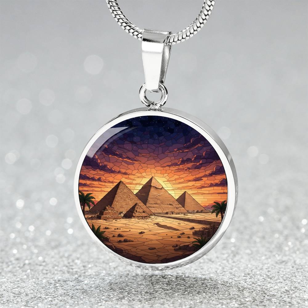 Egyptian Pyramid Keychain - Etsy