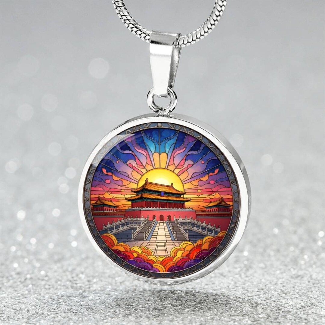 Forbidden City Beijing Necklace or Keychain – China Landmark Jewelry ...