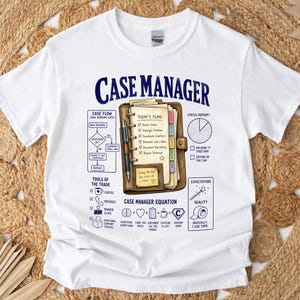 Witziges T-Shirt für Fallmanager – Retro-Geschenk für Bildungsberufe – Sarkastische Fallmanager-Kleidung