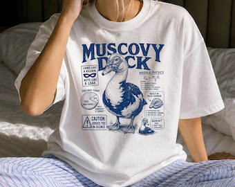 Divertida camiseta de pato criollo - Regalo retro para amantes de las aves de corral - Ropa sarcástica de pato criollo
